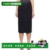 High 潮奢 女士 Rise Levi 半身裙 Slit 1h可退 李维斯 黑色