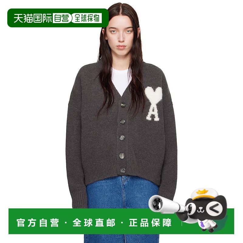 1h可退 ami paris 女士 针织衫开衫