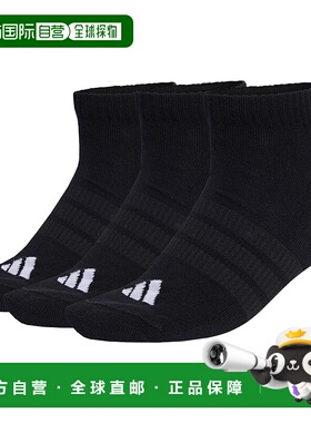 ADIDAS 男士袜子 2071482BLACKBLACKWHITE CO 黑色