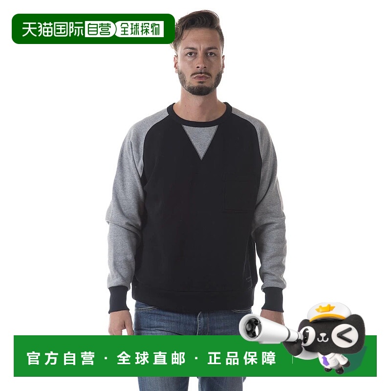 1h可退 BURBERRY 男士针织衫 4056852NERO CO 黑色 Burberry Swea