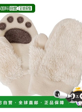 1h可退 mont-bell 男童手套 1118731IV CO 白色 Monta Bear Mitte