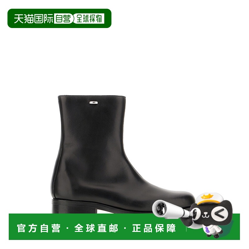 1h可退 潮奢 Our Legacy 男士 Camion 黑色皮质靴子 COCBBBLACK