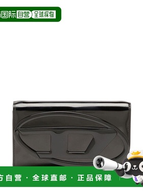 DIESEL 女士钱包 X09809PS202T8013-0 SS2025 黑色