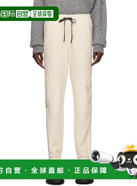 1h可退 潮奢 moncler 盟可睐 女士 灰白色反光条纹运动裤 8H00004