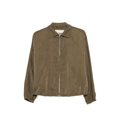 1h可退 香港直邮HERNO 女士夹克 GI000397D128677730 SS2026 军绿