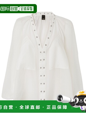 PINKO 女士衬衫 105281A2M7Z05 SS2025 白色 PINKO DARREN blouse
