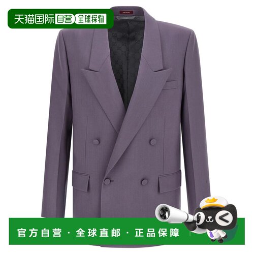 GUCCI 男士西服套装 849881Z7AZ05388 AW2025 紫色 Double-breast