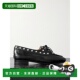 潮奢 Pathy Bally 1h可退 巴利 女士 铆钉皮质乐福鞋 WF1406BU009