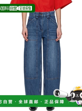 1h可退 潮奢 c.o. 女士 蓝色贴袋牛仔裤 5180SOCDCORE