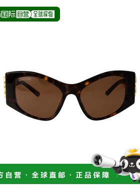 BALENCIAGA 女士眼镜 BB0287S002-1 SS2025 棕色 Balenciaga Sung