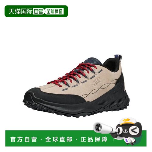 KEEN Jasper Zionic山系户外轻盈舒适 耐磨低帮徒步鞋男款棕色