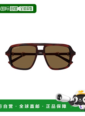 GUCCI 女士眼镜 GG2052S009 SS2026 棕色 框架太阳镜古驰