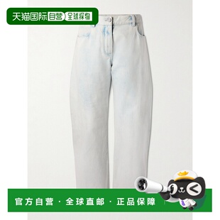 腰带环牛仔裤 1h可退 女士 Alaia AA9P1215D005B 潮奢