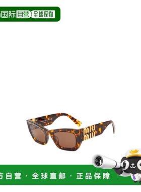 MIU MIU 女士眼镜 0MU09WSVAU06B53 CO 棕色 徽标太阳镜