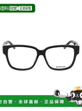 BALENCIAGA 女士太阳镜 BB0104O001 AW2025 黑色 Glasses巴黎世家
