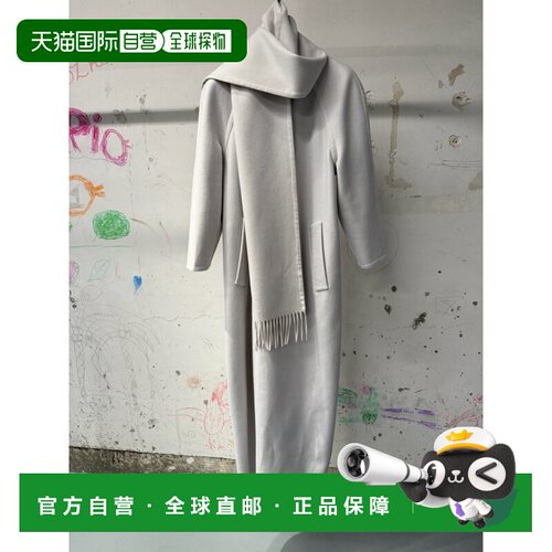 BALENCIAGA 女士外套 850597TTU139020 CO 灰色 Cashmere coat
