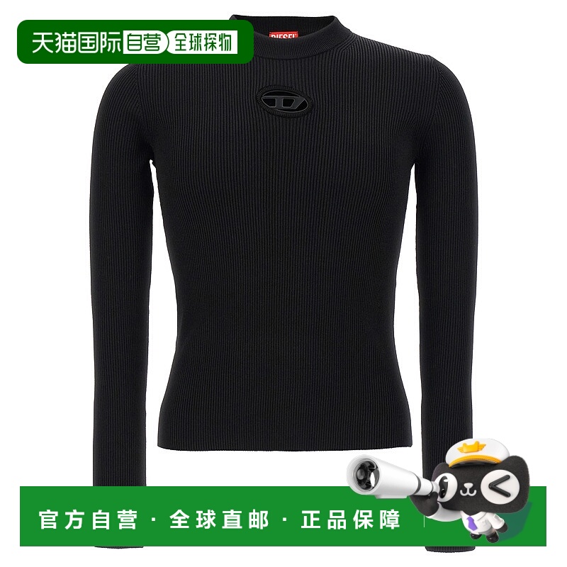 DIESEL 男士针织衫 A168770DLAX9XX CO 黑色 K-Zackary mock neck
