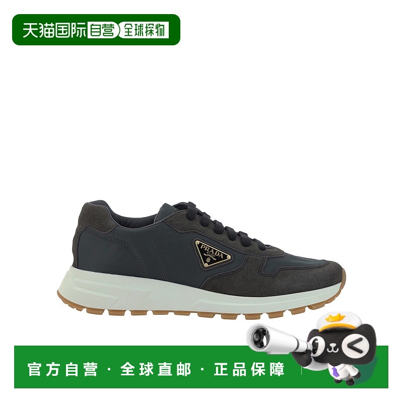 1h可退 PRADA 男士运动鞋 2EE3693KUYFD002F0ENR AW2024 绿色
