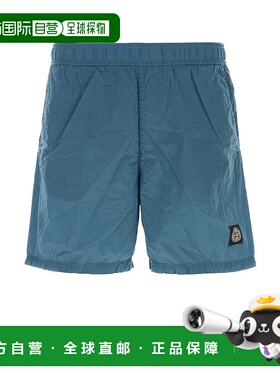 STONE ISLAND 男士短裤 B10000443V002B AW2025 蓝色休闲裤