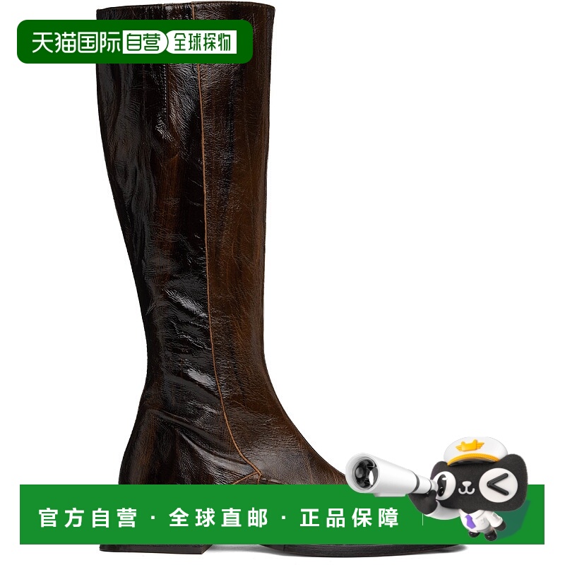 1h可退 潮奢 miista 女士 棕色 Pats 高筒靴 MI5502长筒靴