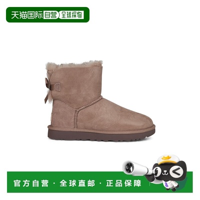 UGG 女士高跟鞋 1016501RYK AW2025 棕色 Mini Bailey Bow II 靴