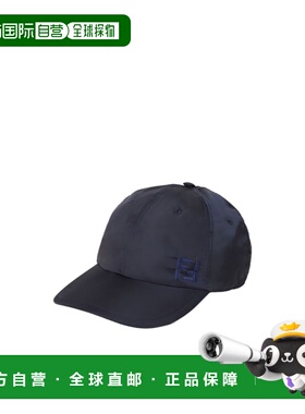 FENDI 男士帽子 FXQ230AWTOF1WWO SS2026 黑色 可调节棒球帽