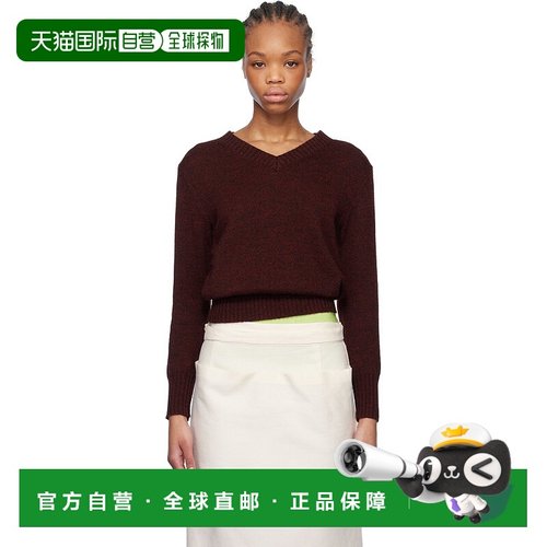 1h可退 潮奢 Maryam Nassir Zadeh 女士 红色 Annora 毛衣 FW24K0