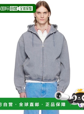 1h可退 潮奢 Lacoste 法国鳄鱼 男士 灰色 Washed Effect 连帽牛