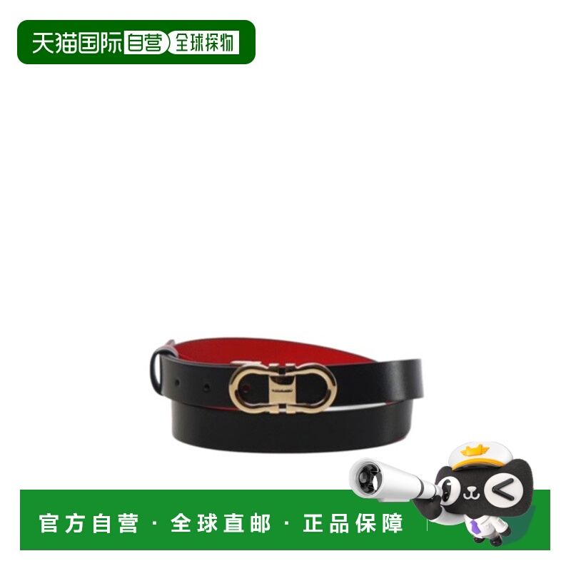 1h可退 SALVATORE FERRAGAMO 女士腰带 230294781813 SS2025牛皮