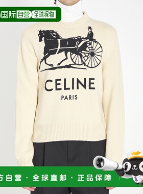 CELINE 男士针织衫 RY0SV126101W1 SS2026 白色 MAGLIERIA