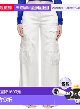 1h可退 潮奢 off-white 女士 白色 Toybox 工装裤 OWCF017S24FAB0