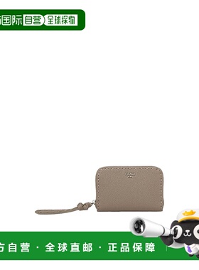 FENDI 女士钱包 8M0313ARC1F04Y9 SS2025 灰色 拉链式 Peekaboo