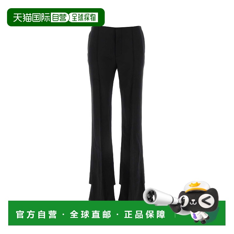 CHLOÉ 女士休闲裤 CHC24APA32062001 AW2024 黑色 Flare Pants