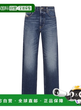 DIESEL 女士牛仔裤 A0701809L2101 SS2025 蓝色 1988 D-Ark直筒裤