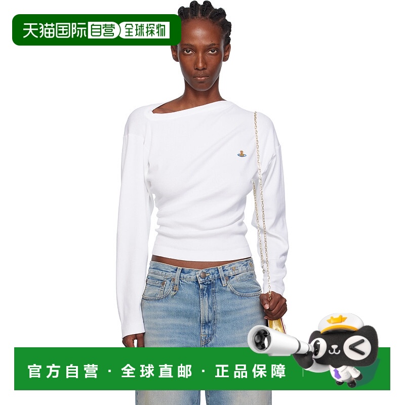 1h可退 潮奢 Vivienne Westwood 薇薇恩 韦斯特伍德 女士 白色 LS