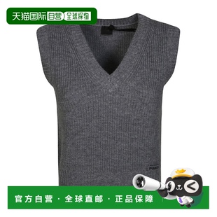 PINKO 灰色 女士背心吊带 AW2025 V领毛衣 105452A2Q9II2 1h可退