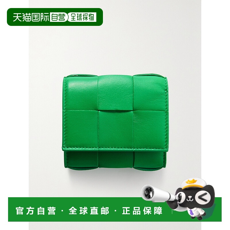1h可退 潮奢 Bottega Veneta 葆蝶家 女士 编织皮革钱包 667127VC