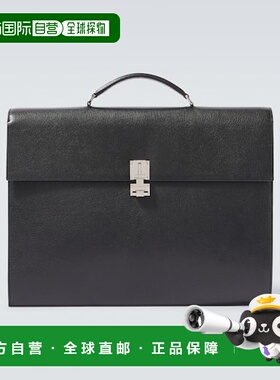 潮奢 Tom Ford 汤姆 福特 男士 T Latch 皮革公文包