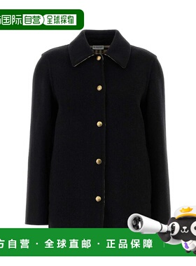 BURBERRY 女士外套 8115289C1900 AW2025 黑色 Black wool oversi