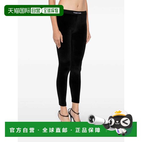 TOM FORD 女士休闲裤 PAJ121JEX065LB999 AW2025 黑色