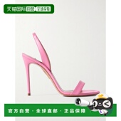 潮奢 105 AQUAZZURA 1h可退 女士 裸色皮质露跟凉鞋 SNUHIGS0N