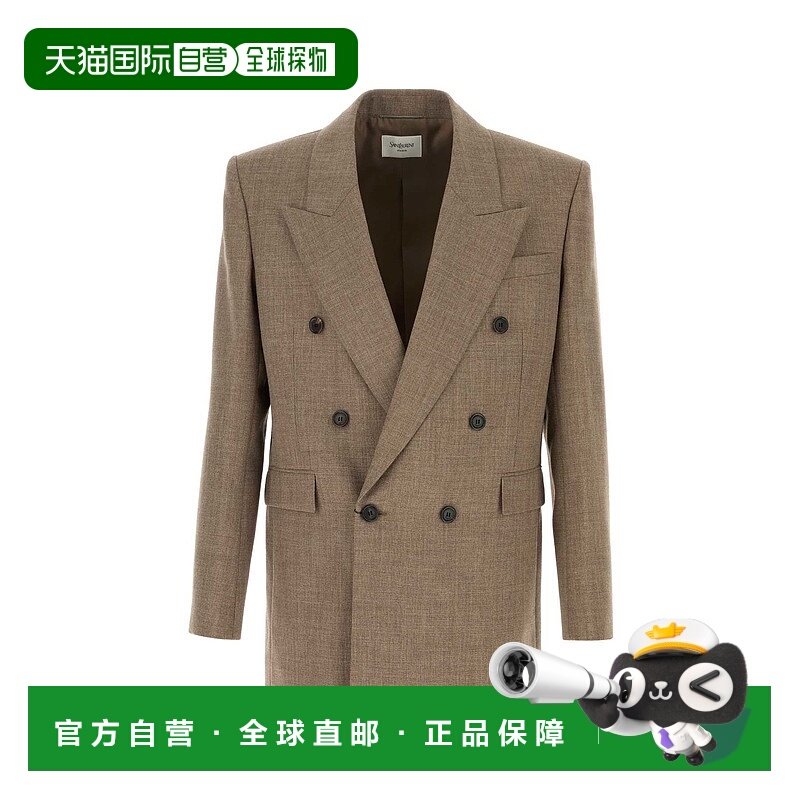 SAINT LAURENT 男士西服 835102Y5K322656 CO 米白色外套西装,男装,休闲西服,淘宝优惠券,粉丝福利购,淘宝优惠卷