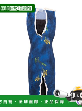 PRADA 女士半身裙 P3J89126GS231F0016 AW2023 蓝色