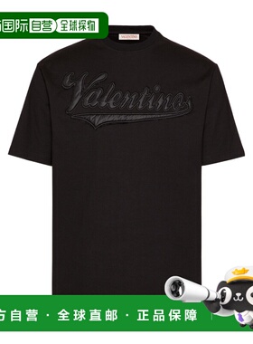VALENTINO 男士T恤 2V3MG12U95D0NO AW2024 黑色 T-SHIRT