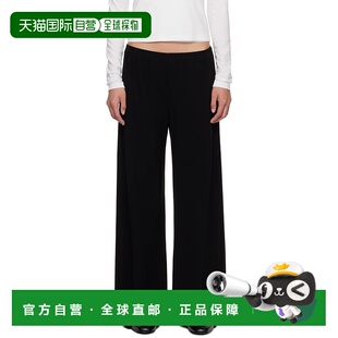 1h可退 潮奢 The Row 女士 黑色 Gala 长裤 1766W1968休闲裤