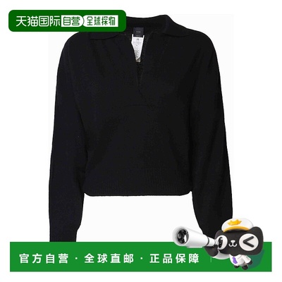 PINKO 女士针织毛衣 104050A22UZ99 AW2024 黑色 Evanescente Woo
