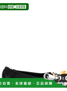 TORY BURCH 女士休闲鞋 50393013 CO 黑色 Minnie leather baller