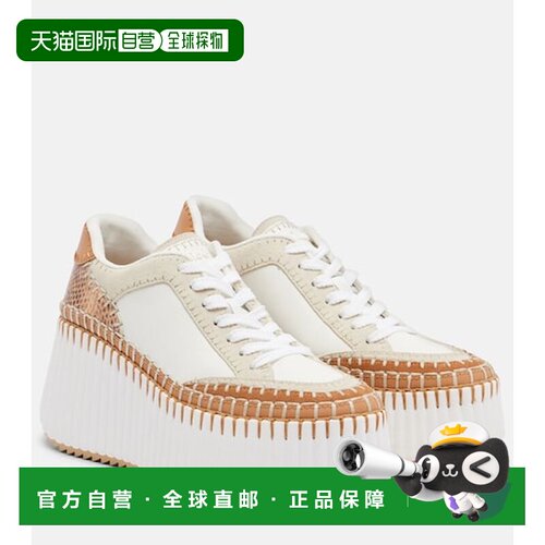 Chloe 蔻依 女士 Nama 皮革边防水台运动鞋