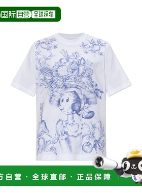 1h可退 MOSCHINO 女士T恤 251DA071504413002 CO 白色 T-shirt wi