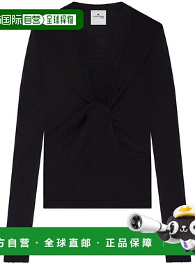 1h可退 潮奢 Courreges 女士 长袖羊毛毛衣 225MPU223FI0071